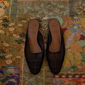 Malone Souliers Black Flats